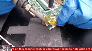 Lenovo Ideapad l340-15API 81lw disassembly laptop charge port power jack repair fix taking apart