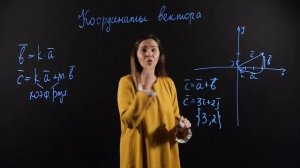 ГЕОМЕТРИЯ 9 класс: Координаты векторов