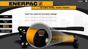 Стальные ручные насосы ENERPAC серии ULTIMA