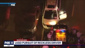 Police chase: LASD in pursuit of reckless driver