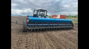 Сеялка Бозкурт Турция в работе