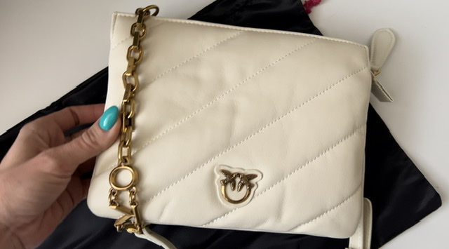 Сумка Pinko twins bag small white новинка смотреть онлайн