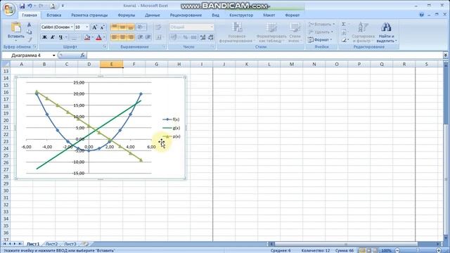 MS Excel Построение точечного графика смотреть онлайн
