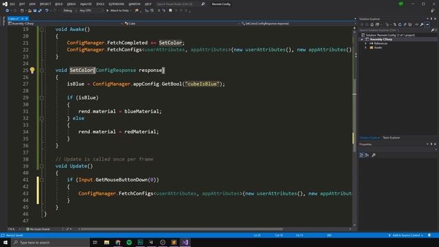 CHANGE YOUR GAME ANYWHERE using Remote Config - Unity Tutorial смотреть онлайн