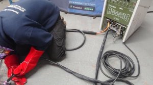 TIG Welding Test with OTC Accutig 300P AC/DC inverter TIG welding machine