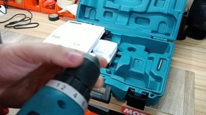Распаковка — Профессиональная дрель-шуруповерт Makita DF347DWE