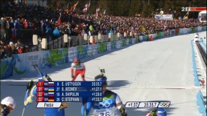 Биатлон. Масс-старт. Победа Евгения Устюгова