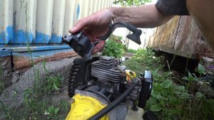 Плохо заводится бензокоса/бензопила 2. Причина поздний УОЗ. Регулировка угла опережения зажигания.