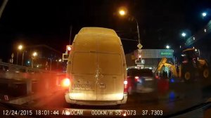 Котельники-Котельническая набережная 24-12-2015 (timelapse 4x)