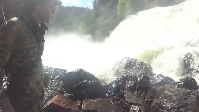 На водопад Бол. Янискенгас (Маманя) на легковом автомобиле