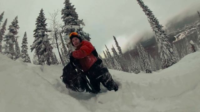 Фрирайд в Шерегеше. Катание в кайф. смотреть онлайн