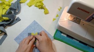 Пэчворк. Блок Ананас. Простой способ пошива без расчетов. Способ № 1. Видео МК для новичков.