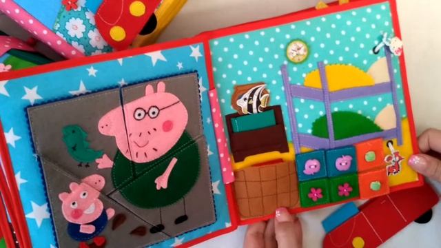 Развивающие книги из фетра и ткани. США. смотреть онлайн