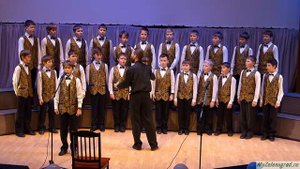 "Орлята". Исполняет старшая группа капеллы мальчиков "Орлята", солист Антон Рунов