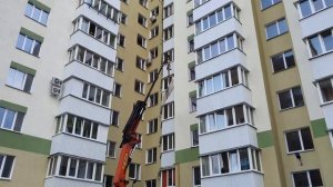 Подъем столешницы 4000*710*38 , на 7 этаж с помощью манипулятора