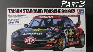 Сборка PORSCHE 911 GT2 1/24 часть 3