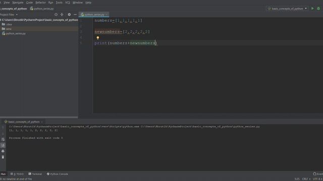 Some List operations in python смотреть онлайн