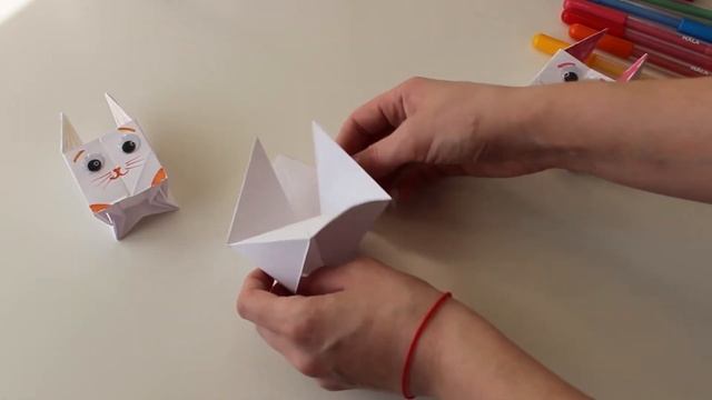 Оригами. Подставка для яиц "Кролики" смотреть онлайн