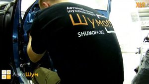 Шумоизоляция дверей Subaru Forester SH в уровне Экстра. АвтоШум.