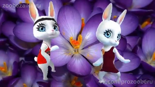 Поздравление с Днем Рождения Подруге! Красивые музыкальные поздравления ZOOBE Муз Зайка смотреть онлайн