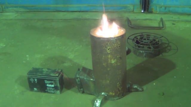 Мини Печь пиролизная походная