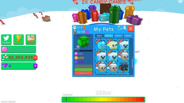 СОБИРАЕМ НОВОГОДНЮЮ КОЛЛЕКЦИЮ ПИТОМЦЕВ - Симулятор Жвачки РОБЛОКС ROBLOX для детей смотреть онлайн