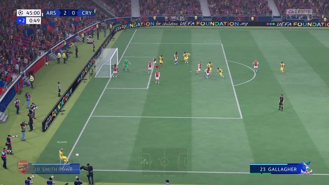 Arsenal vs Crystal Palace // UEFA Champions League 22-23 // ft. Saka // FIFA 22 // 1080p60 смотреть онлайн