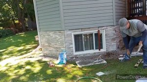 Part 2..DIY Installing stone decorative siding wall/ Simple Pinoy Buhay Canada