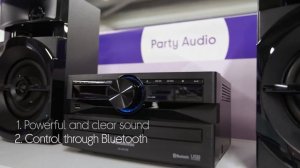 Panasonic SC-UX100E-K Bluetooth Megasound Party Hi-Fi System - Black - Quick Look