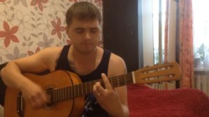 Лёша Свик - Малиновый свет кавер на гитаре