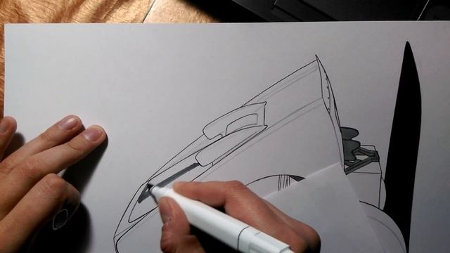 How to draw Ford GT40 | Как нарисовать Форд ГТ40 | Realistic car drawing Drawing Ford GT40 смотреть онлайн