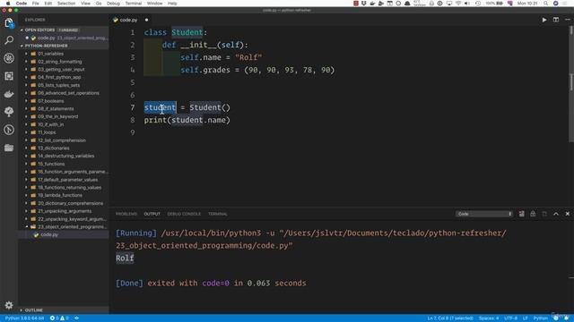02 - A Full Python Refresher - 030 Object-Oriented Programming in Python