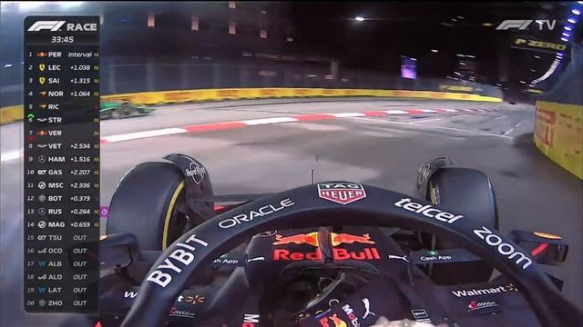 Max Verstappen has a huge lock up | 2022 Singapore Grand Prix смотреть онлайн