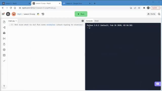 Python Lesson 5