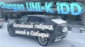 Не покупай китайский гибрид пока не увидишь это! Changan UNI-K iDD зимой в Сибири❗️💪