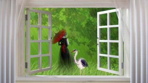 Футаж Дождь идет