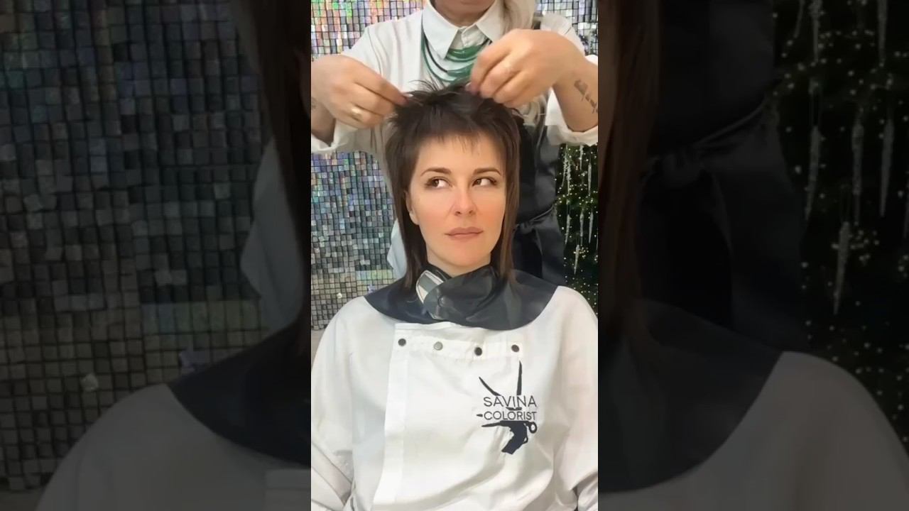 Крутая стрижка Маллет /Cool haircut Mallet  #модаикрасота #маллет