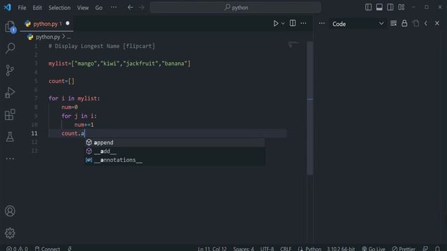 display longest name gfg | geeks for geeks | geeks for geeks python