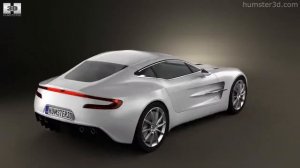 Aston Martin One-77 2010 by 3D model store Humster3D.com