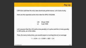 ECE 459 Lecture 6: Cache Misses