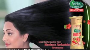 Dabur Vatika Mandara Kunkudukai Shampoo with Olive conditioning | Exchange Offer Ad