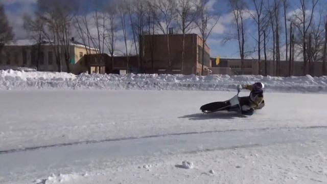 Глазов 09 03 13 г Мотогонки по льду. смотреть онлайн