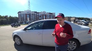 Обзор на Volkswagen Passat B7 2013год,1.8 бензин DSG