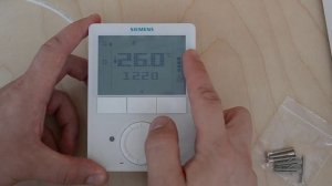 Обзор комнатных термостатов Siemens  RDG