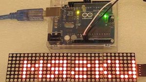 Русифицированная бегущая строка на Ардуино