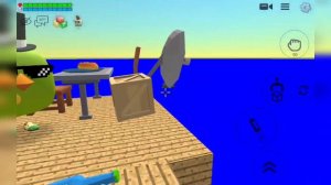 Выживаем на плоту в чикен ган!!!