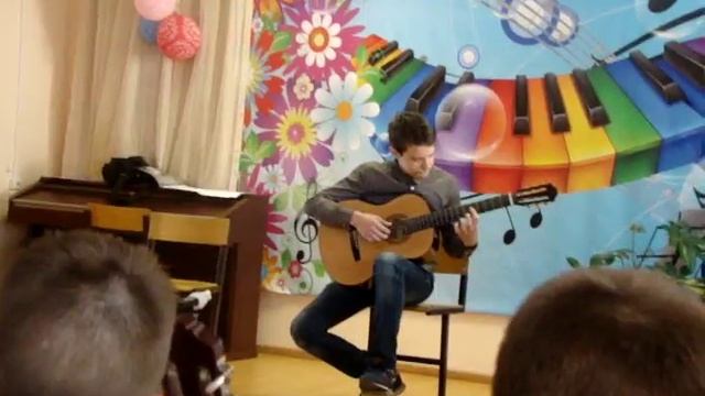 "Ой, у поли нивка" играет Кольцов Матвей 19.05.2017 смотреть онлайн