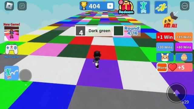 Всем приветик, я вернулась! Играем в игру Color Block Race ? смотреть онлайн