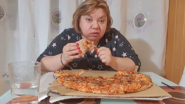 МУКБАНГ ?ПИЦЦА ???|MUKBANG  PIZZA.RUSSIANFOOD #pizza #пицца #mukbang #мукбанг