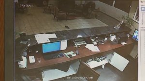 Hotel robbery surveillance video